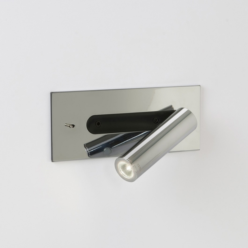 Fuse Switched Polished Chrome Wall Light
