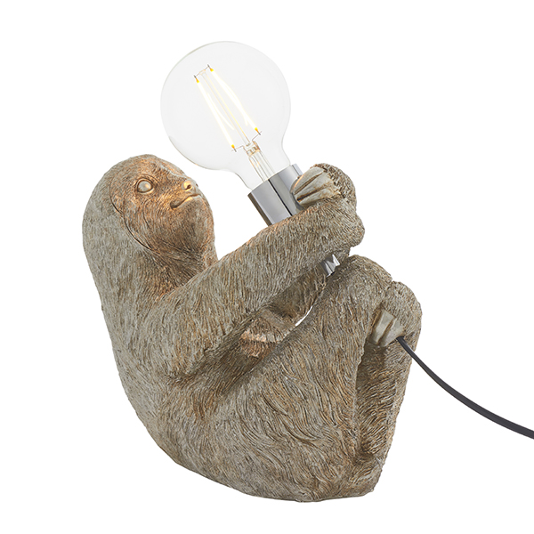 Sloth Silver Table Lamp