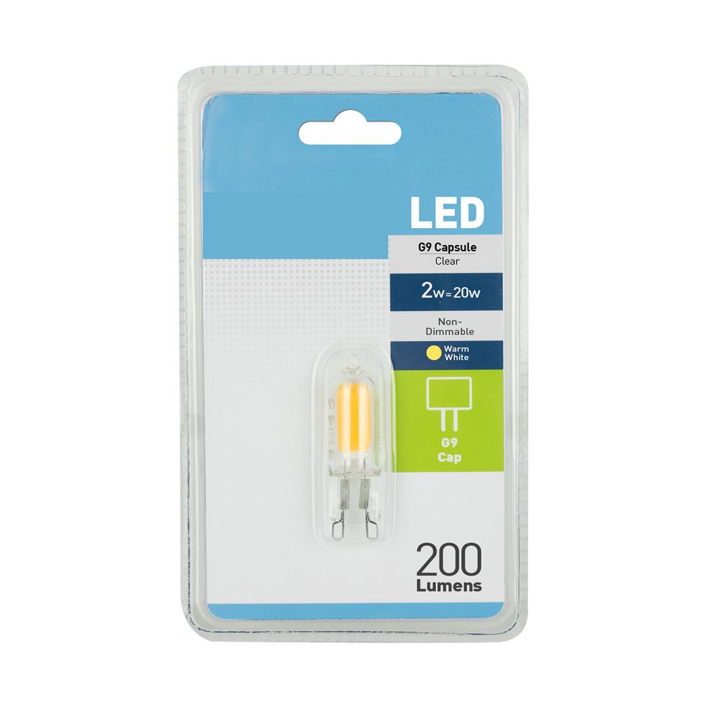 LED G9 capsule bulb 2 watt