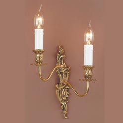 Impex Lighting Dauphine left double wall light