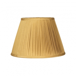 Gold pleated Lampshade